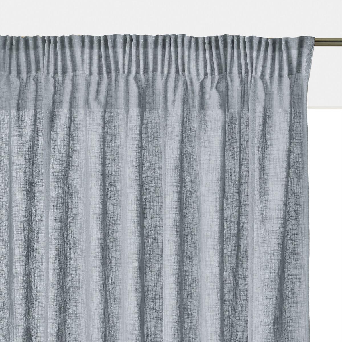 Image of Vorhang Nyong Mit Faltenband Unisex Blau 140x180 cm