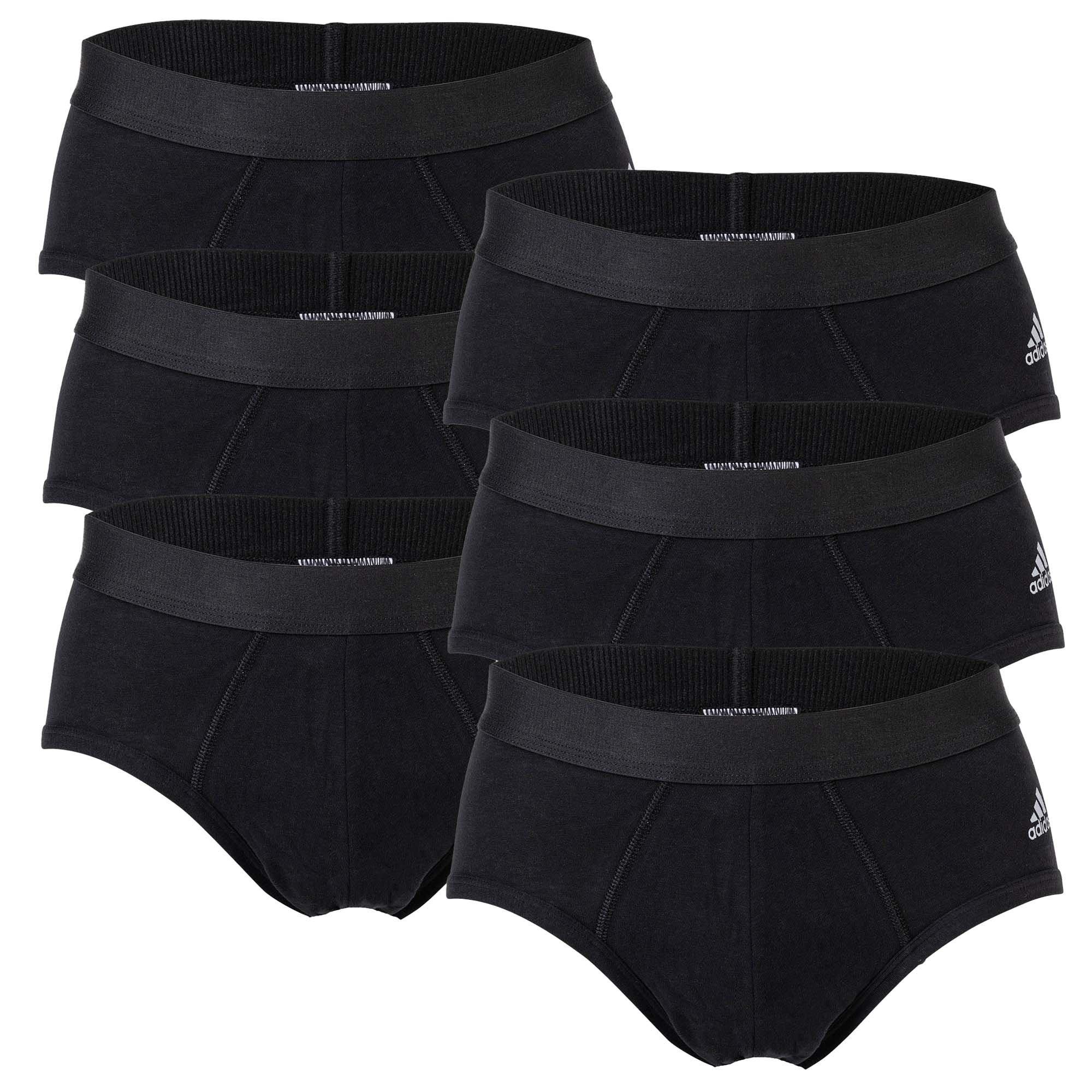 Image of adidas Slip 6er Pack Stretch Unisex Schwarz M