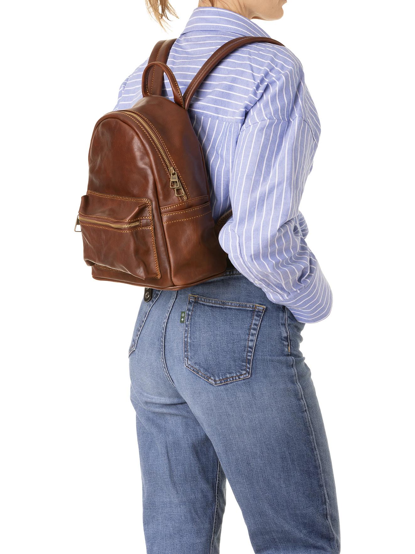 Viola Castellani Unisex Leder Rucksack  