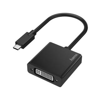 hama  Hama 00200316 cavo e adattatore video USB tipo-C DVI Nero 