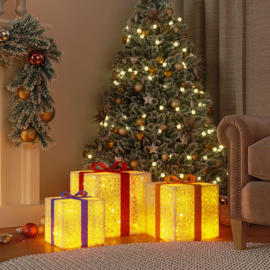 VidaXL Boîte de noël lumineuse  