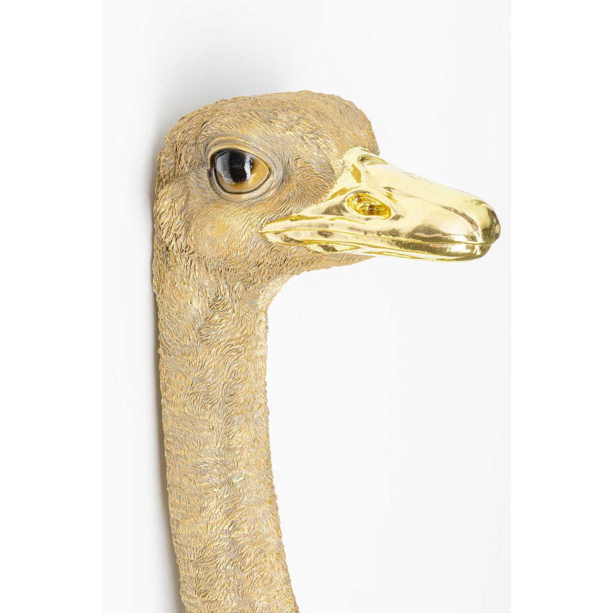 KARE Design Wandschmuck Ostrich Gold  