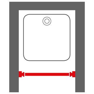 Sealskin Duschstange aluminium  