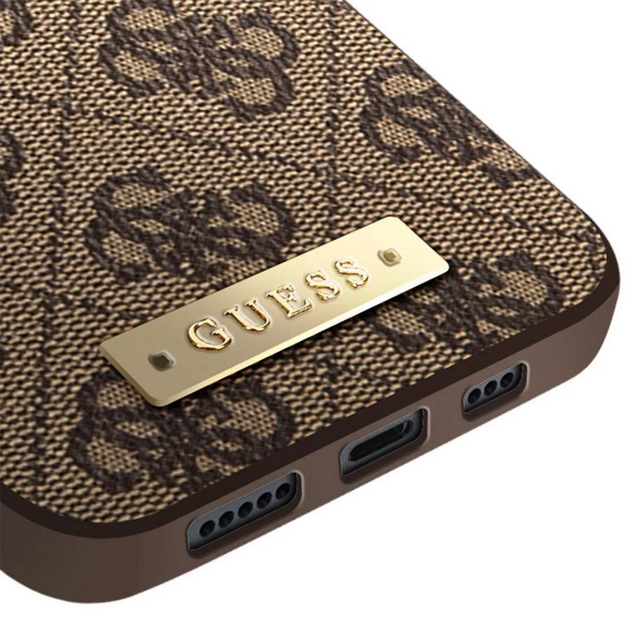 GUESS  Coque Magsafe iPhone 14 4G Metal Plate 