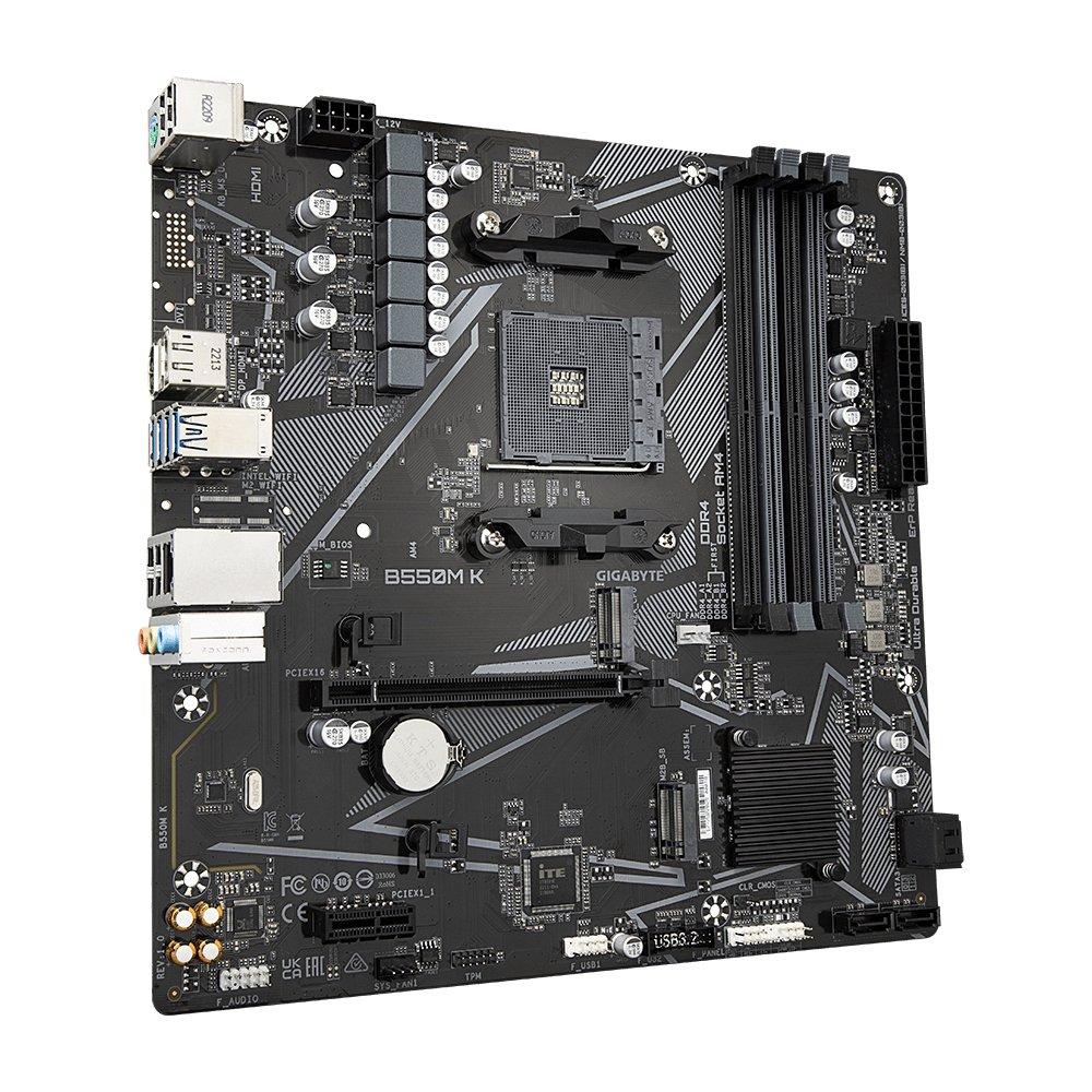 Gigabyte  B550M K 1.0 carte mère AMD B550 Emplacement AM4 micro ATX 