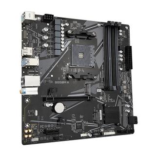 Gigabyte  B550M K Mainboard – AMD Ryzen 5000 CPUs, bis zu 4733 MHz DDR4, 1xPCIe 4.0 + 1xPCIe 3.0 M.2, 1GbE LAN, USB 3.2 Gen 1 