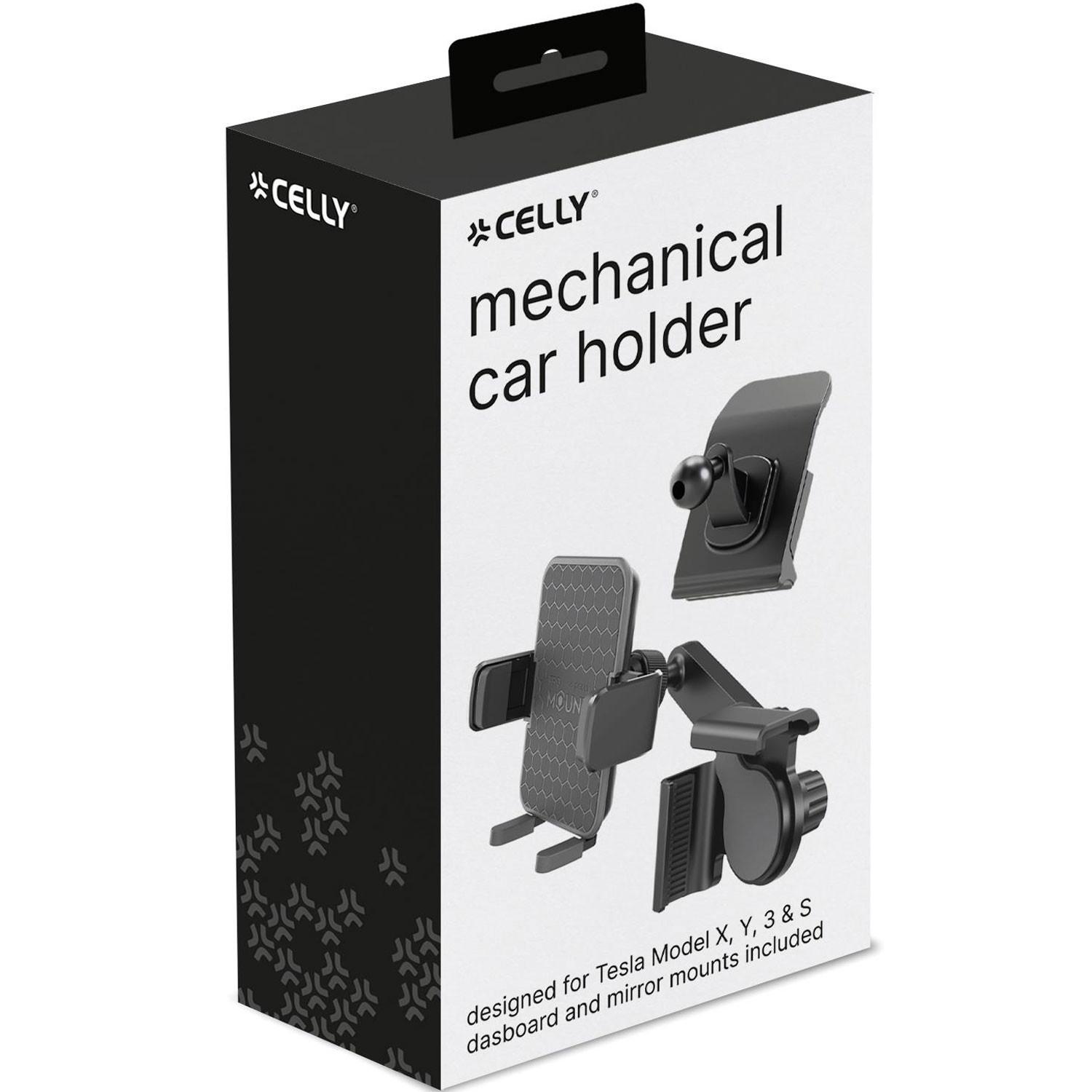 Celly  Supporto cellulare per Tesla Model X, Y, 3, S Screen + cruscotto 
