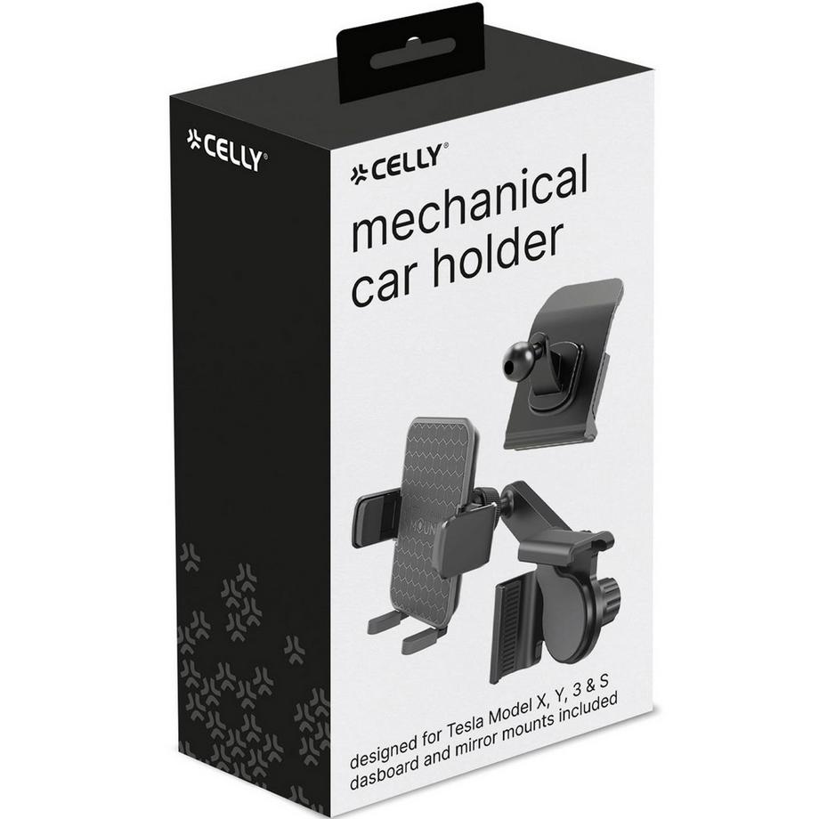 Celly  Support mobile pour Tesla Model X, Y, 3, S Écran + tableau de bord 