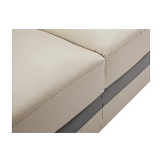 Vente-unique Ledersofa 3Sitzer FRANCESCA  