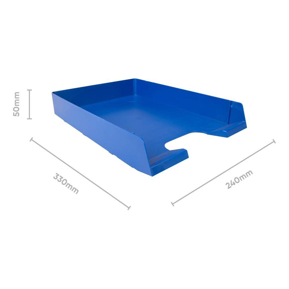 Biella Corbeille à courrier Parat-Plast A4 - Bleu  