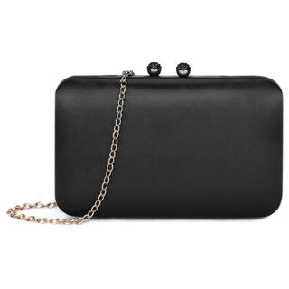 Only-bags.store Elegante Satin Abend Clutch Vintage Handtasche Retro Seidenglatte Umhängetasche  