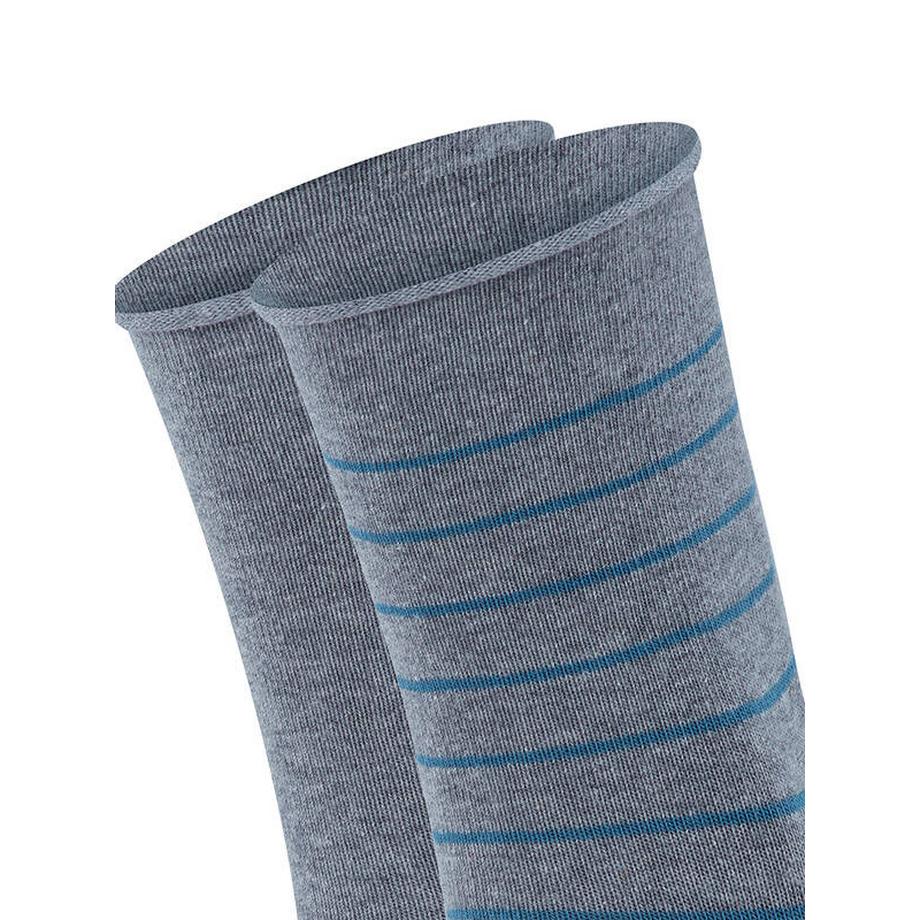 FALKE Chaussettes Happy Stripe Lot de 2  