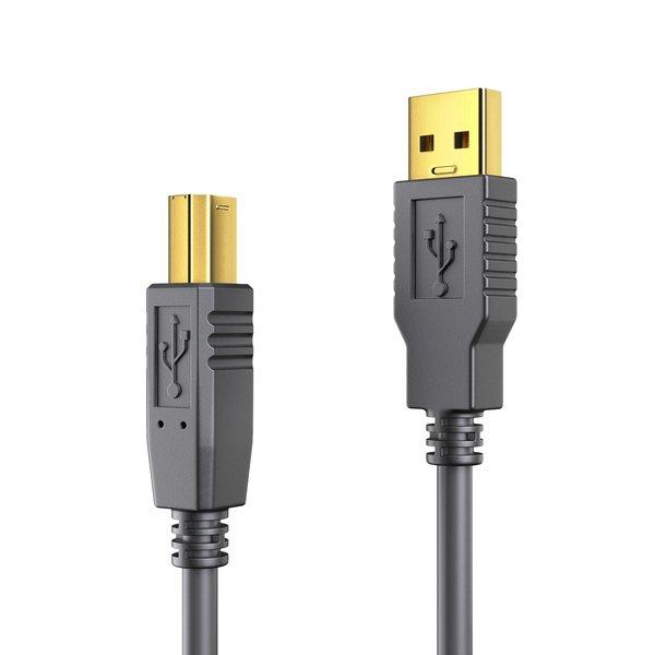 Image of PureLink DS2000-100 USB Kabel 10 m USB 2.0 USB A USB B Schwarz
