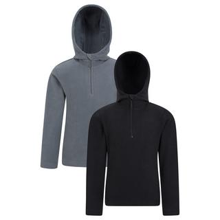 Mountain Warehouse  Camber Kapuzenpullover mit kurzem Reißverschluss  (2erPack) 