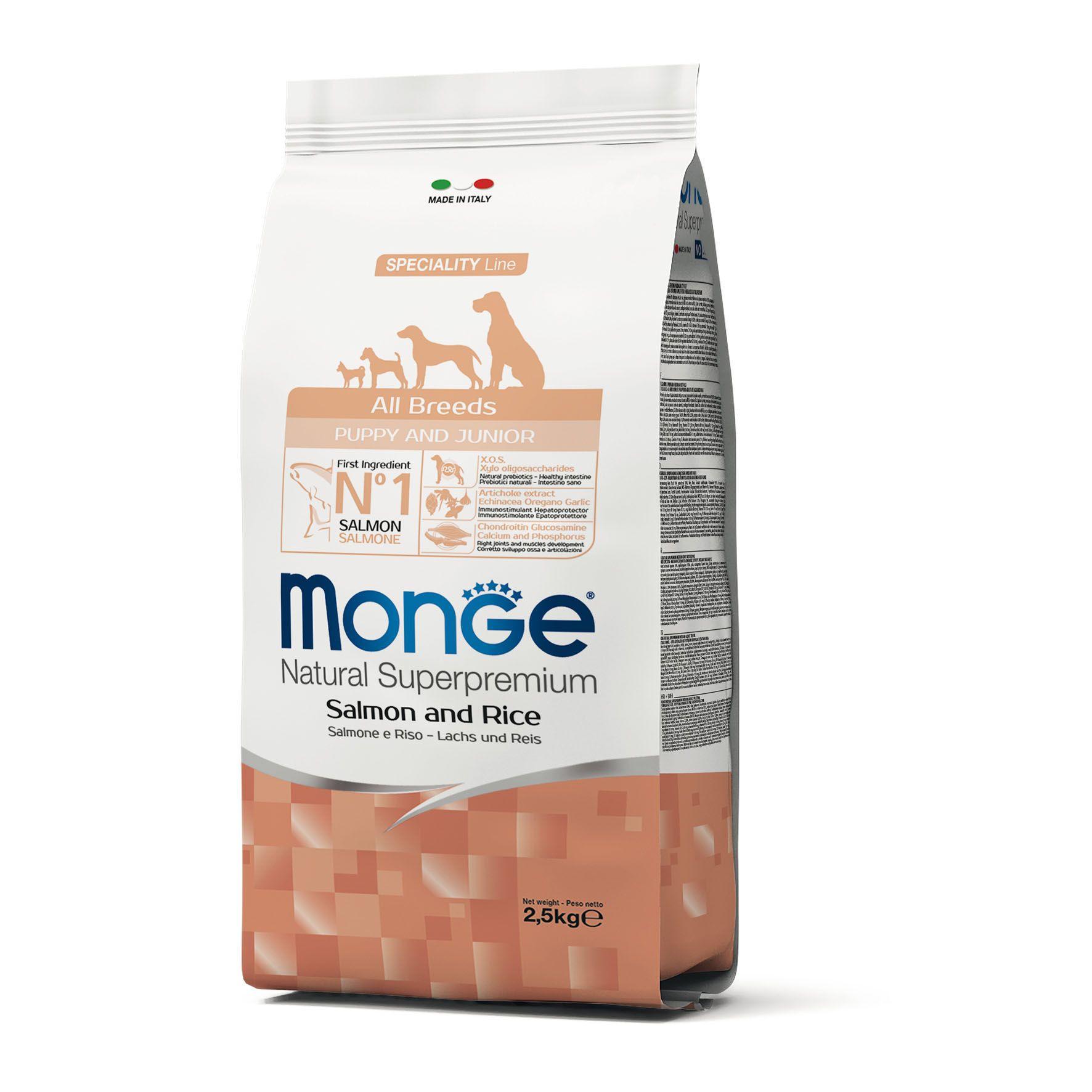 Monge  Speciality Line All Breeds Puppy Junior Lachs 