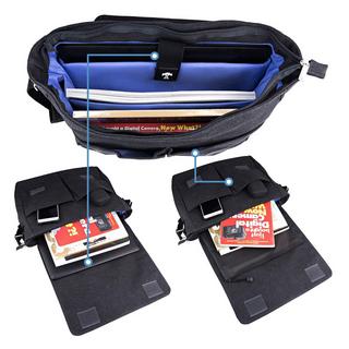 Only-bags.store Wasserdichte Canvas Messenger Aktentasche Laptoptasche  