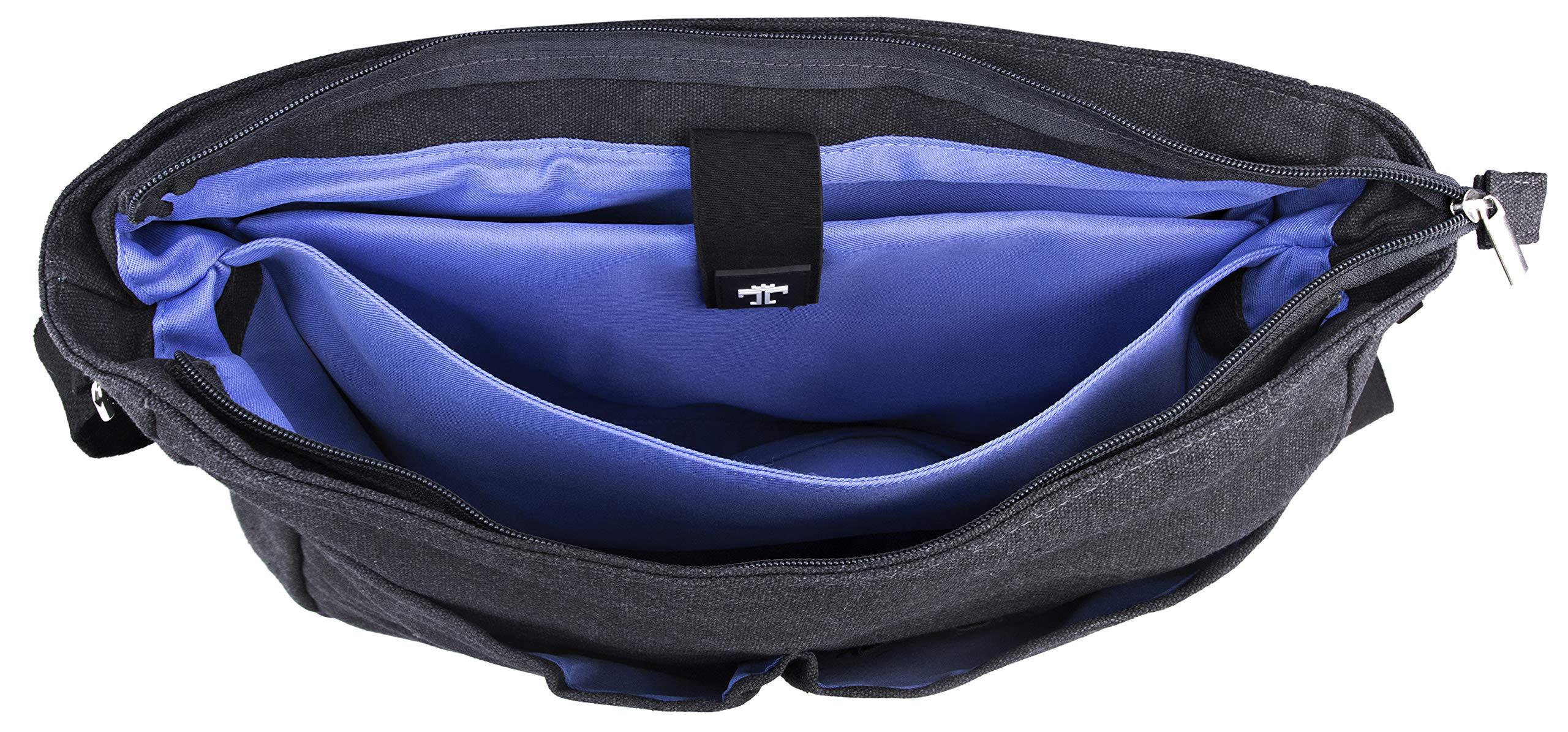 Only-bags.store  Umhängetaschen Aktentasche Laptoptasche Wasserdichtes Segeltuch Große Arbeitstasche 