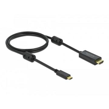 DeLOCK Aktives USB Type-C zu HDMI Kabel (DP Alt Mode) 4K 60 Hz 1 m