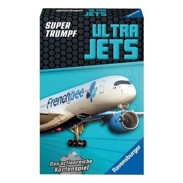 Ravensburger Kartenspiel, Supertrumpf Ultra Jets 20691, Quartett und Trumpf-Spiel für Technik-Fans ab 7 Jahren