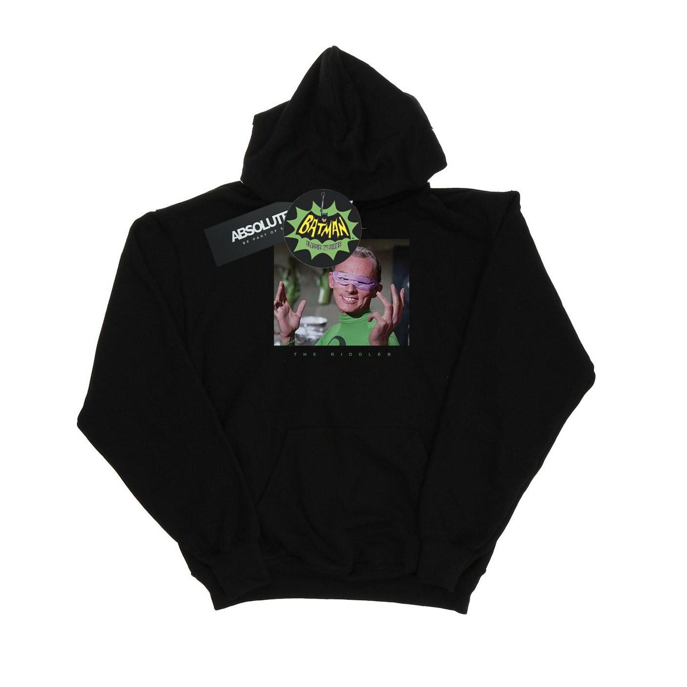 Image of Batman Tv Series The Riddler Photgraph Kapuzenpullover Damen Schwarz XL