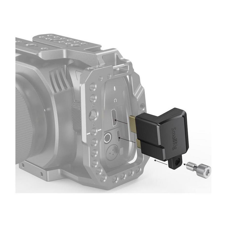 Smallrig  Adaptateur HDMI Type-C à angle droit  pour cage de caméra BMPCC 