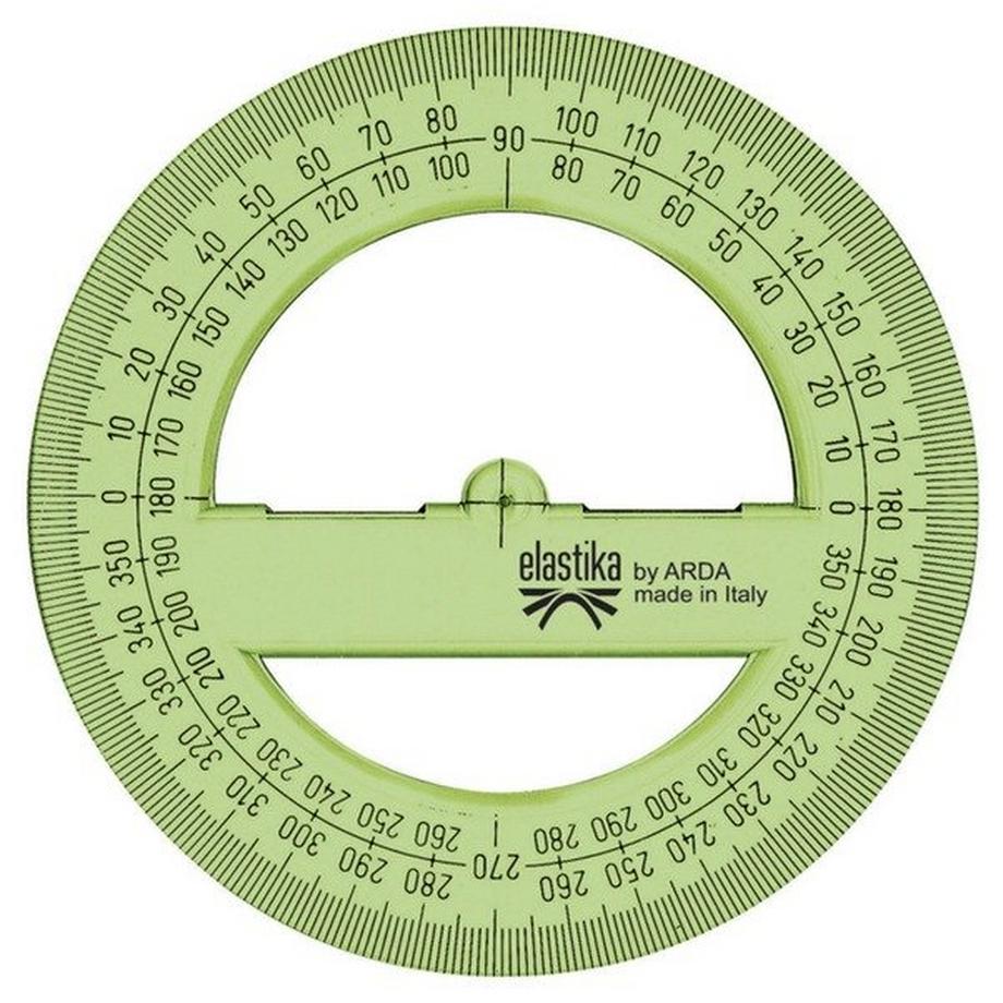 Arda ARDA Kreislineal Elastika 360° EL36012 Hellgrün transparent  