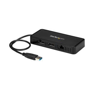 STARTECH.COM  Mini Dock USB 3.0 - Station d'Acceuil USB-A Double Écran avec Vidéo DisplayPort 4K 60Hz & Gigabit Ethernet - Câble 30 cm - Adaptateur USB 3.1 Gen 1 Type-A pour PC Portable 