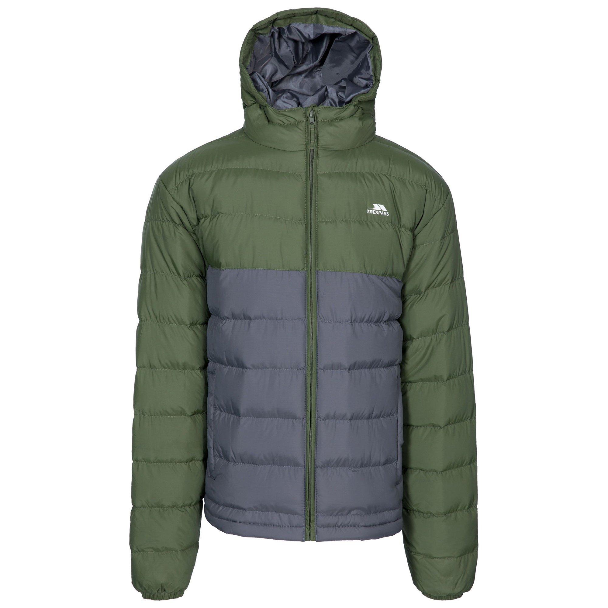Image of Steppjacke Oskar Herren Dunkelgrün L