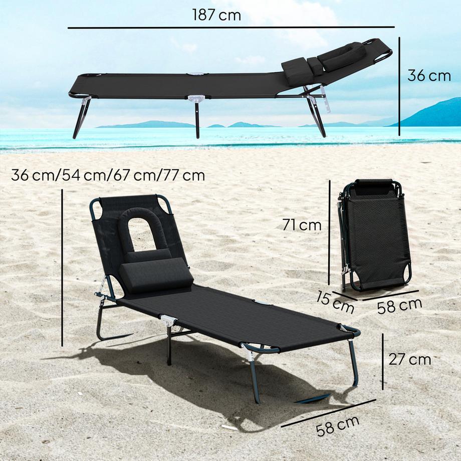 Outsunny chaise longue  
