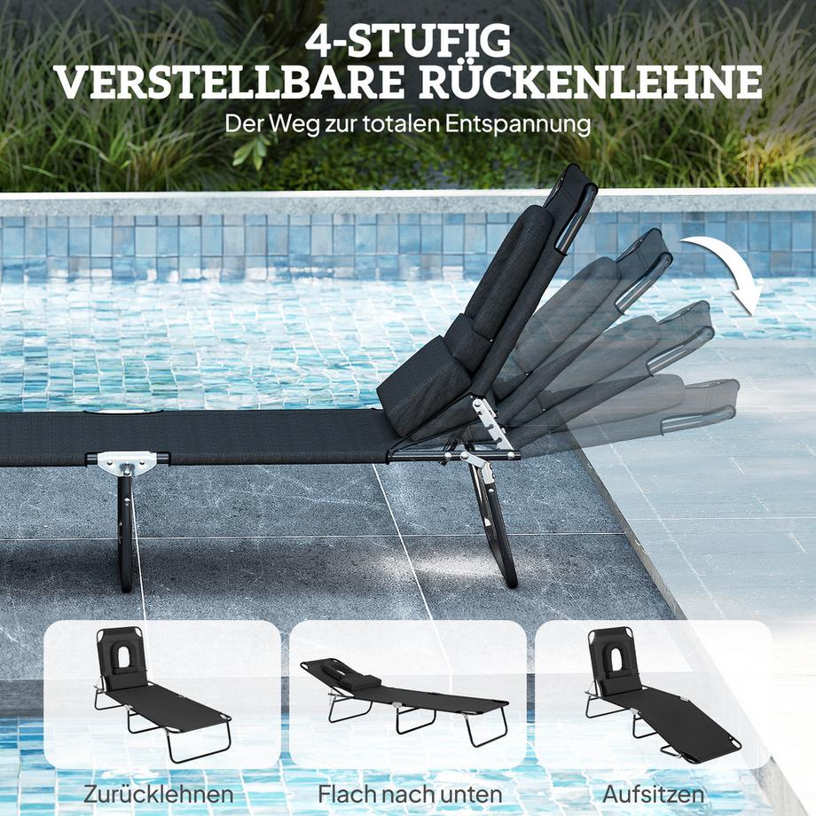 Outsunny chaise longue  