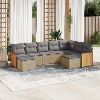 VidaXL Garten sofagarnitur poly-rattan  