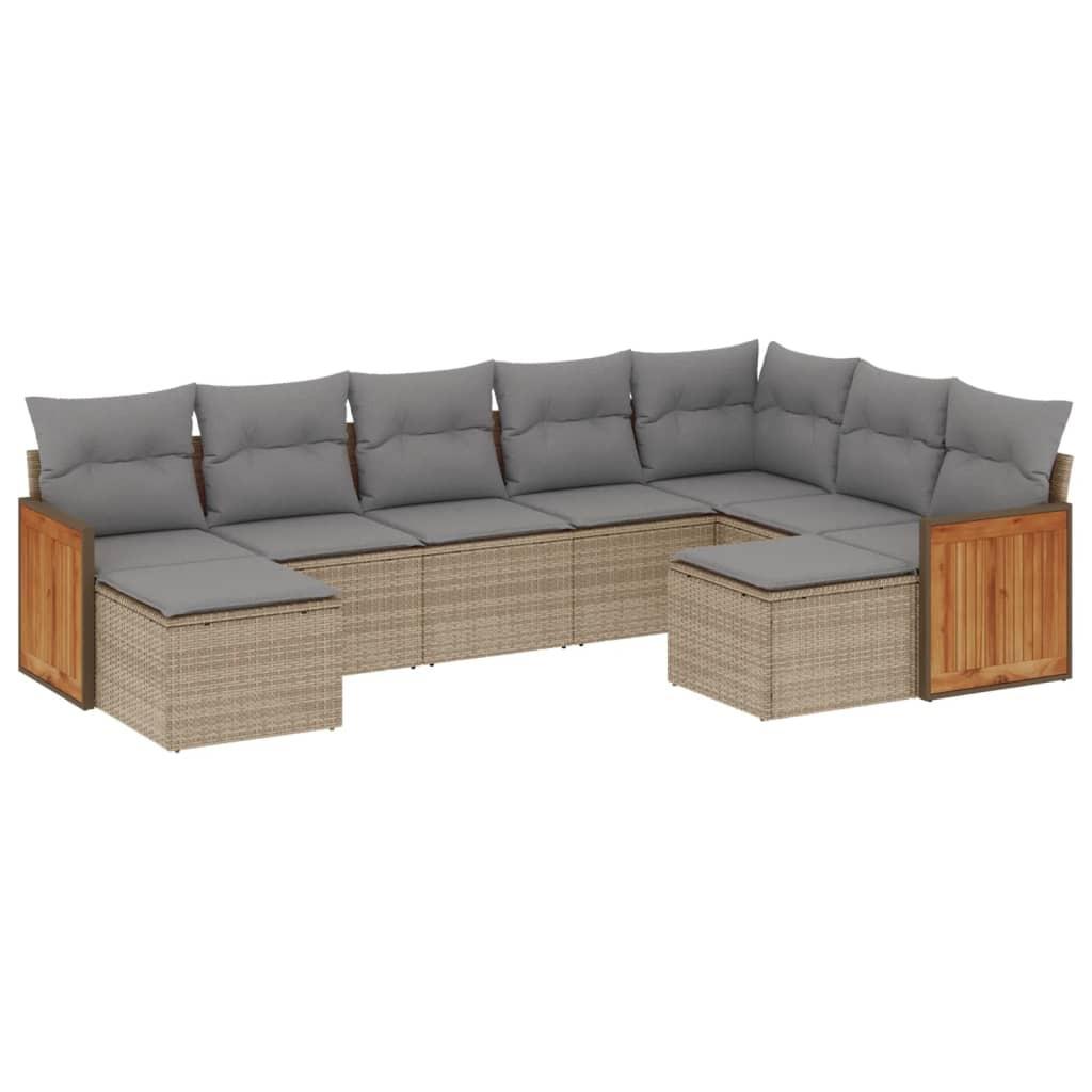 VidaXL Garten sofagarnitur poly-rattan  