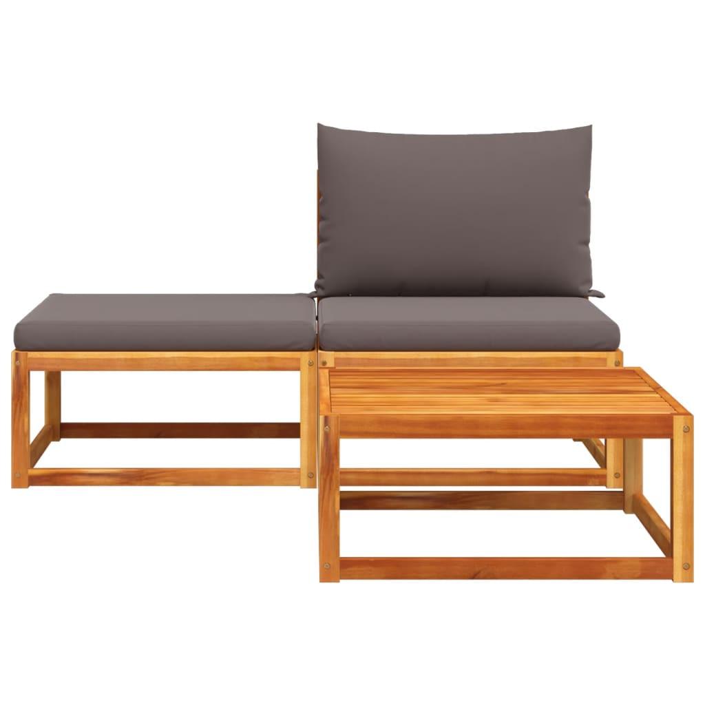 VidaXL Gartensofa-set akazienholz  