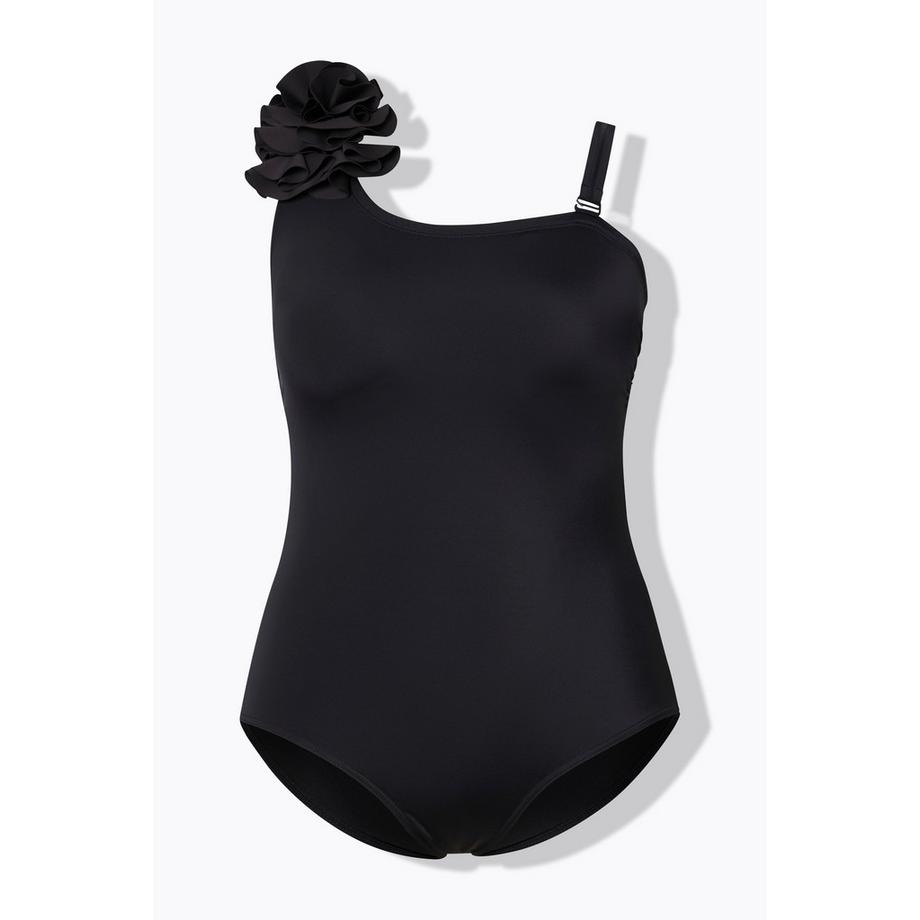 Ulla Popken Costume da bagno Decorazione 3D Coppe Morbide Spalline Rimovibili Riciclato  