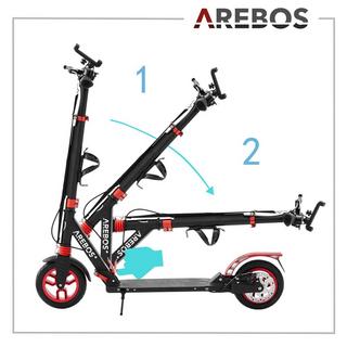 Arebos  Trottinette trottinette trottinette trottinette de ville | Jusqu'à 100 kg | Avec pneumatiques 