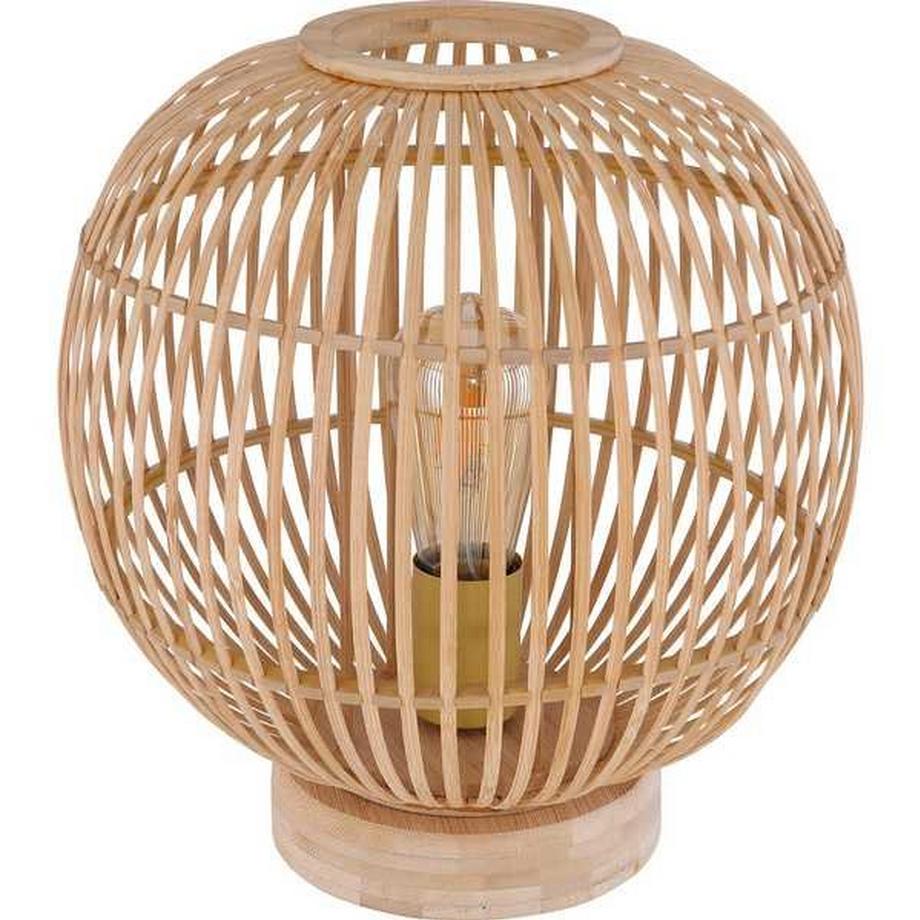 mutoni Lampe à poser Hildegard bambou naturel 1xE27  