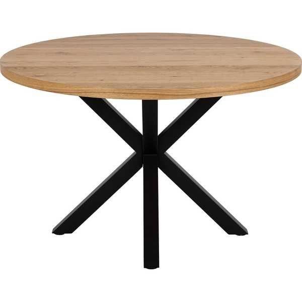 mutoni Table à manger Triple-X naturel 120 ronde  