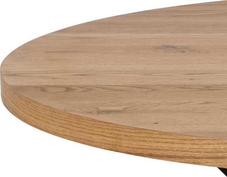 mutoni Table à manger Triple-X naturel 120 ronde  