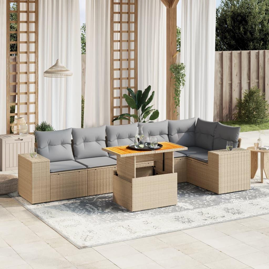 VidaXL Garten sofagarnitur poly-rattan  