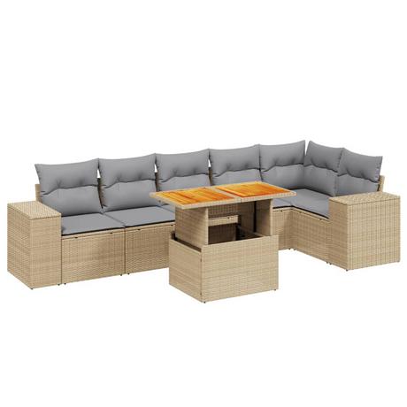 VidaXL Garten sofagarnitur poly-rattan  