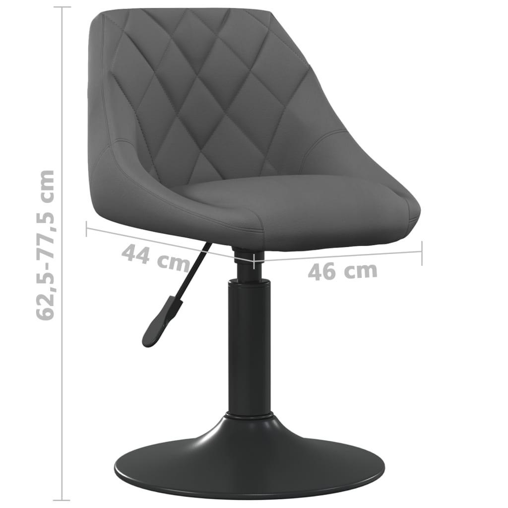 VidaXL Tabouret de bar velours  