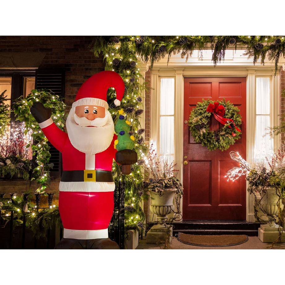 Beliani Décoration gonflable pour l'extérieur en Tissu Rétro IVALO  