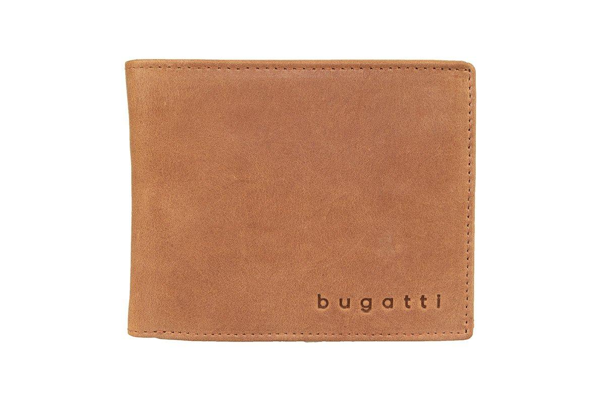 BUGATTI Volo Grosse Klappen Geldbörse Cognac  