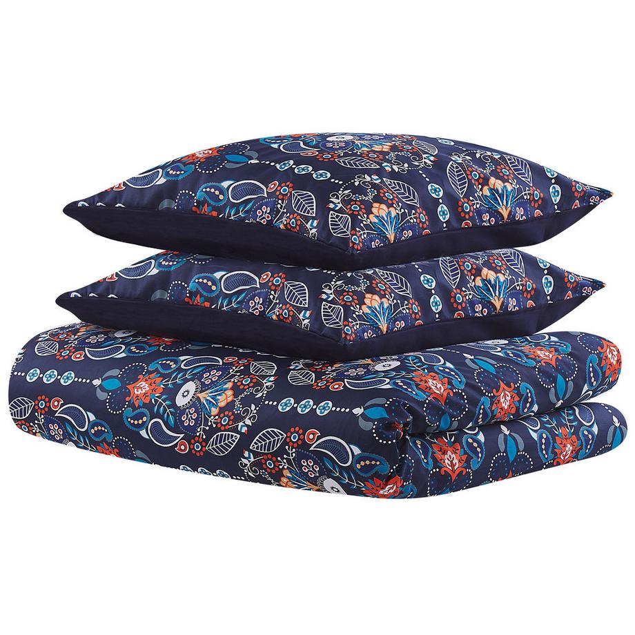 Beliani MADRONA Moderne Parure de lit en Satin de Coton  