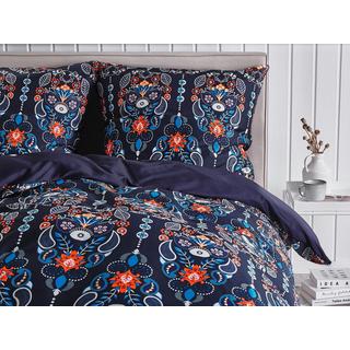 Beliani MADRONA Moderno Set di biancheria da letto in raso di cotone  