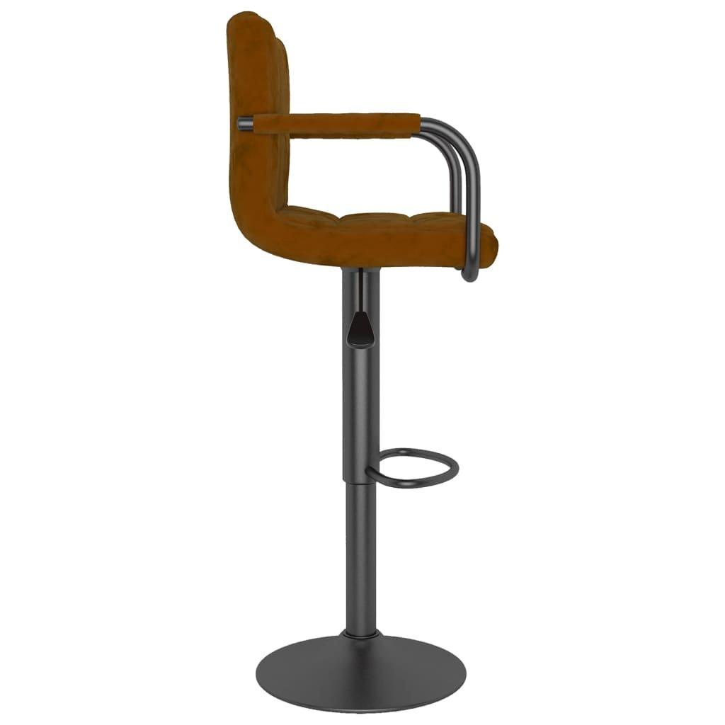 VidaXL Tabouret de bar velours  