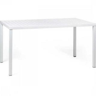 NARDI outdoor Table de jardin empilable Cube blanc 140  