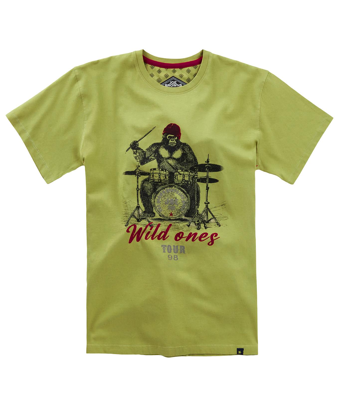 Joe Browns  Wild Ones Schlagzeuger Grafik-T-Shirt 