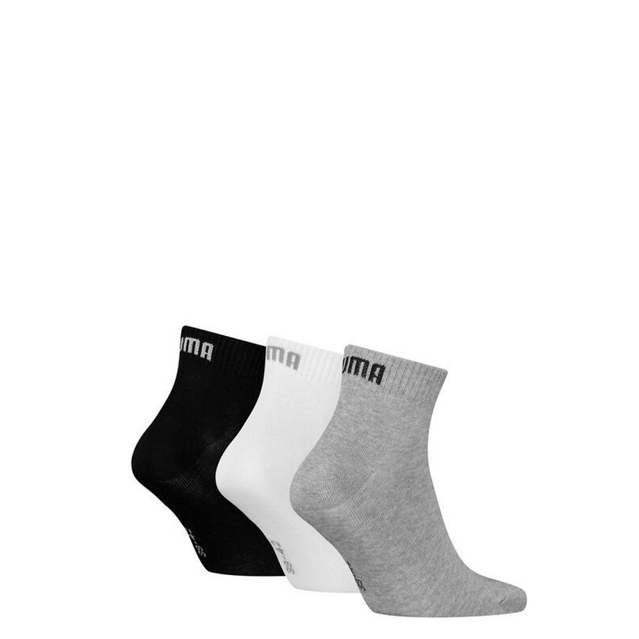 PUMA Calzini Basic Quarter Confezione da 3  