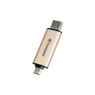 Transcend  Transcend JetFlash 930C lecteur USB flash 128 Go USB Type-A / USB Type-C 3.2 Gen 1 (3.1 Gen 1) Or 